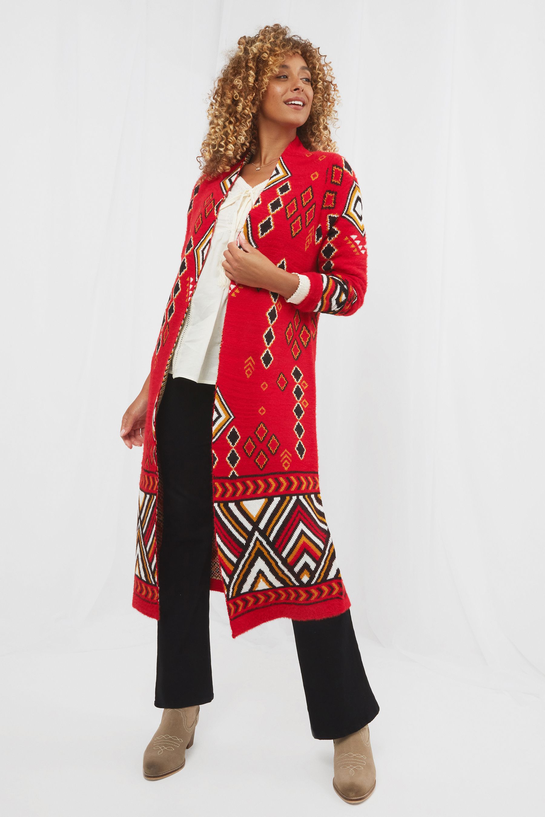 Buy Joe Browns Red Simply Remarkable Longline Cardigan from Next Austria