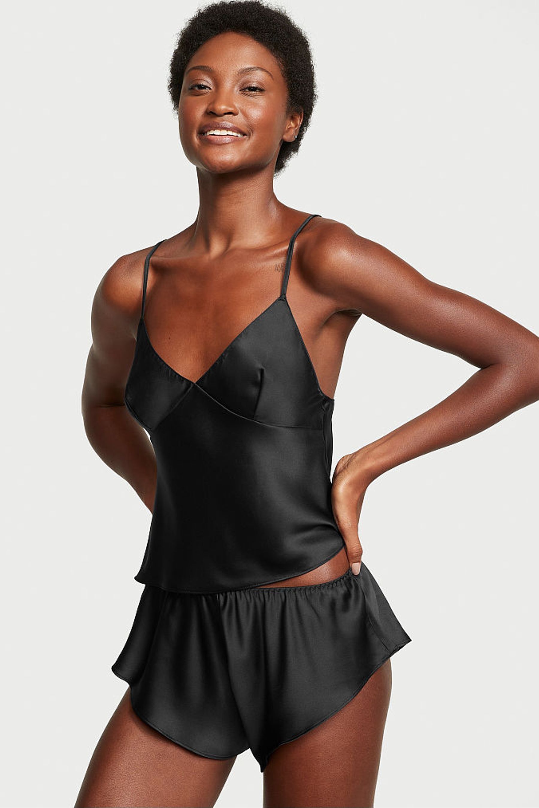 Silk camisole set top