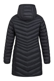 Mountain Warehouse Black Florence Fleece Lined Padded Jacket - Womens - Image 3 of 4