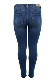 ONLY Curve Navy Curve Denim High Waist Skinny Jean - Image 9 of 9