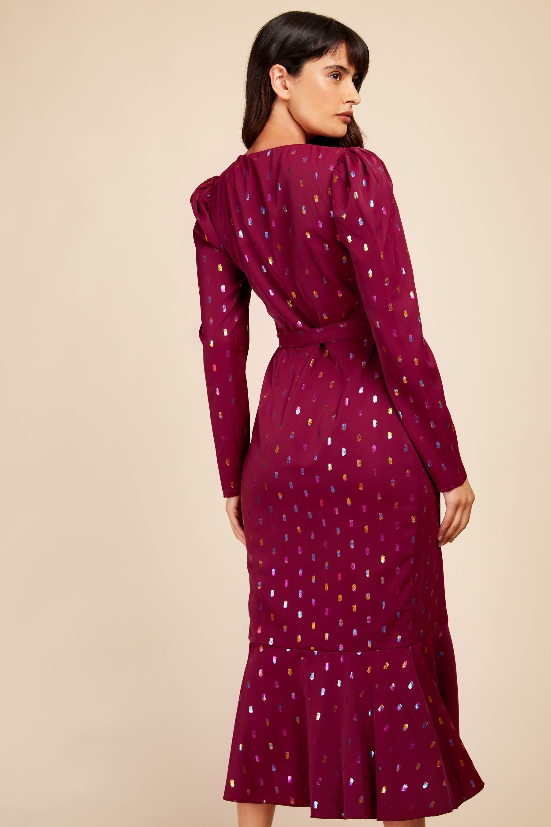 Little mistress berry dress top