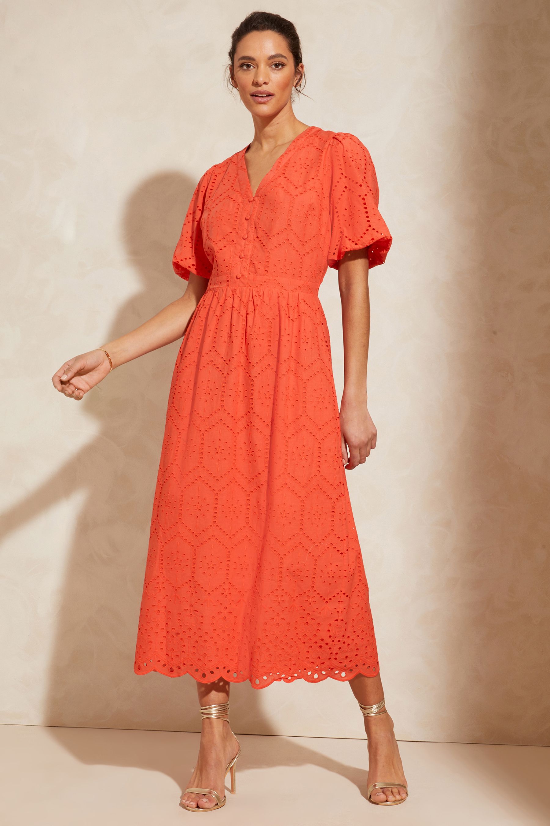 Next orange dress new arrivals