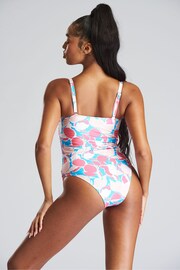 South Beach Blue Tummy Control Swimsuit - Image 4 of 4