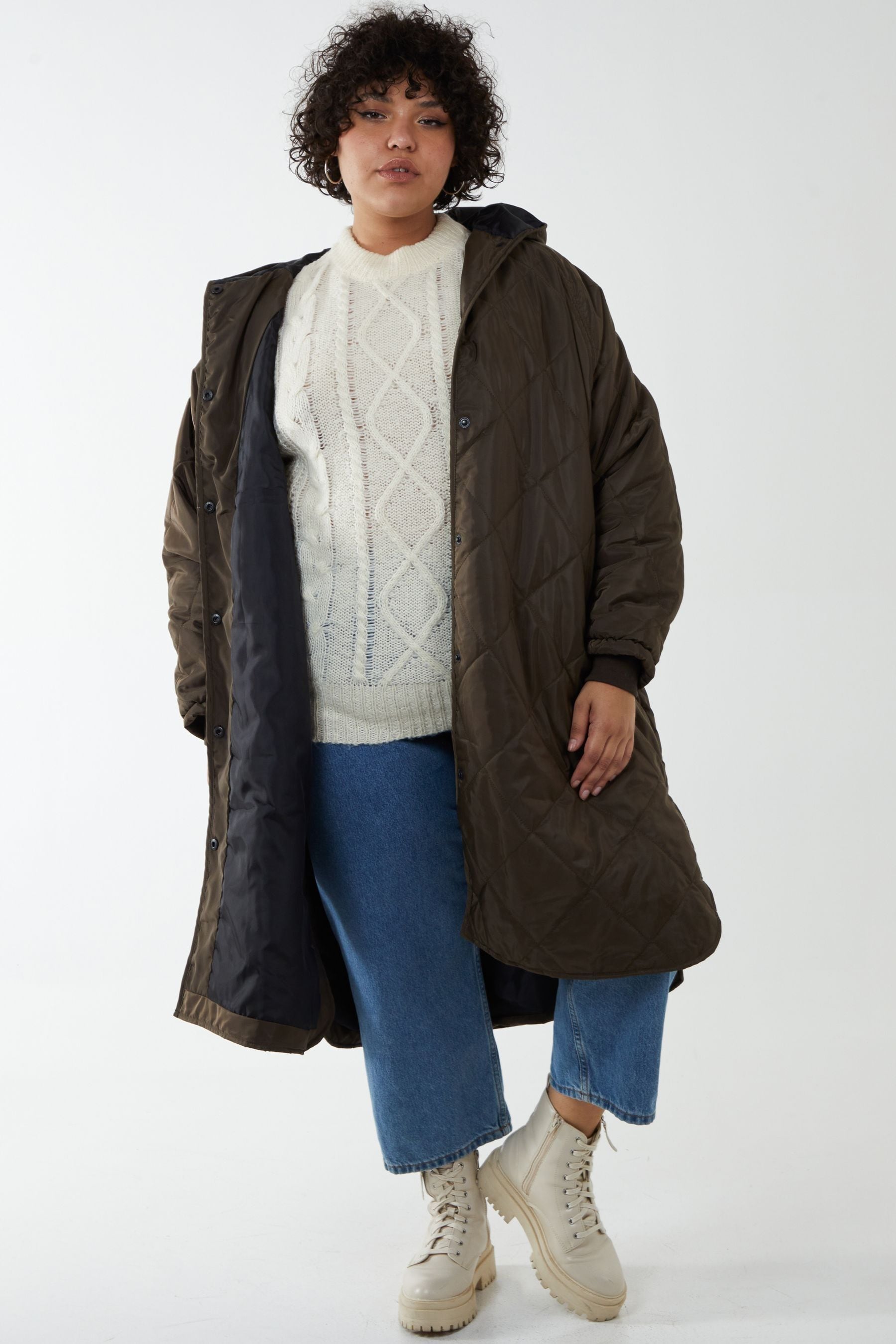 Blue vanilla padded parka coat shop