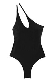 Victoria's Secret Black Nero Cut Out One Shoulder One Piece Swimsuit - Image 3 of 3