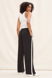 Friends Like These Black Side Stripe Utility Trousers - Image 2 of 4