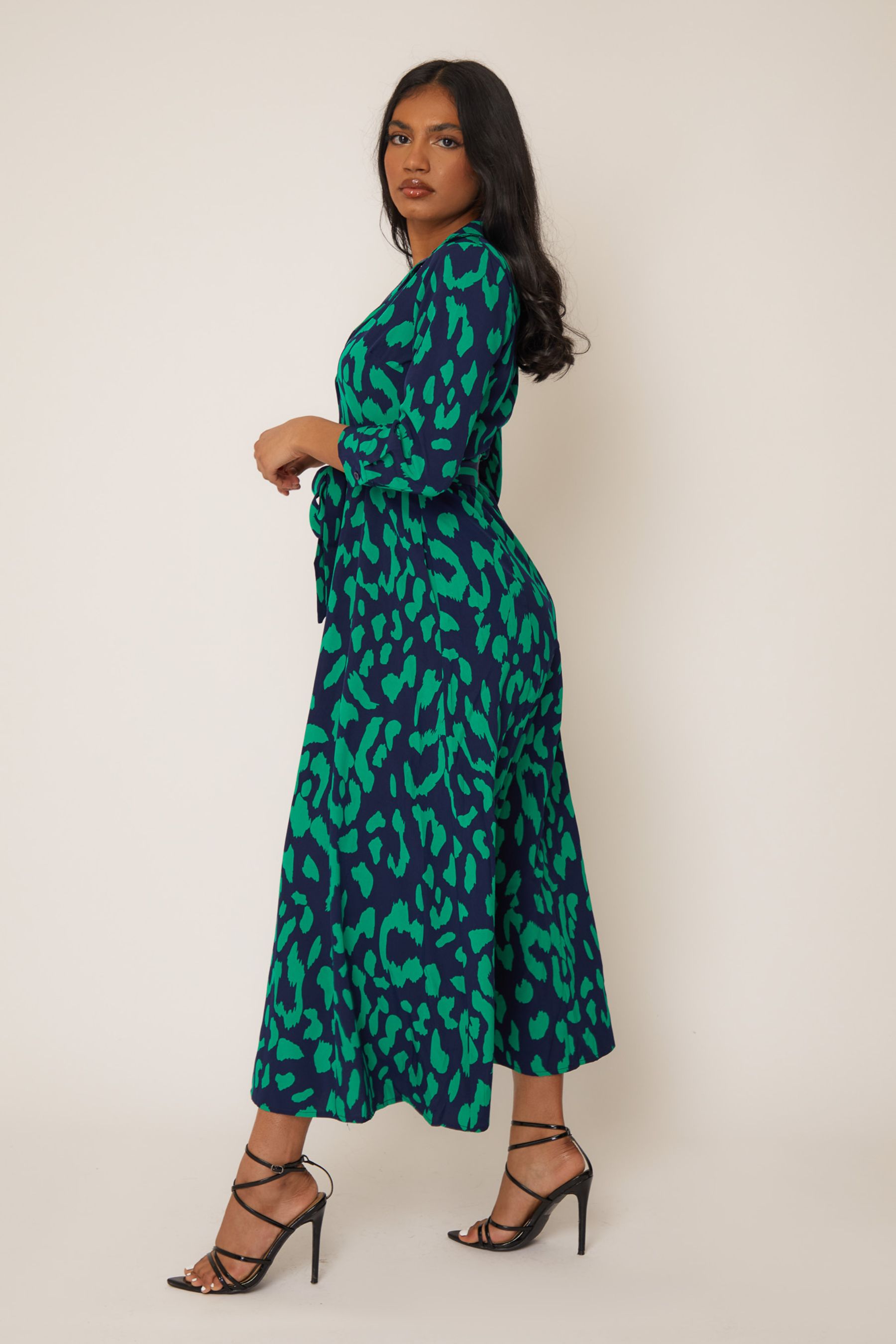 Next leopard print shirt dress clearance