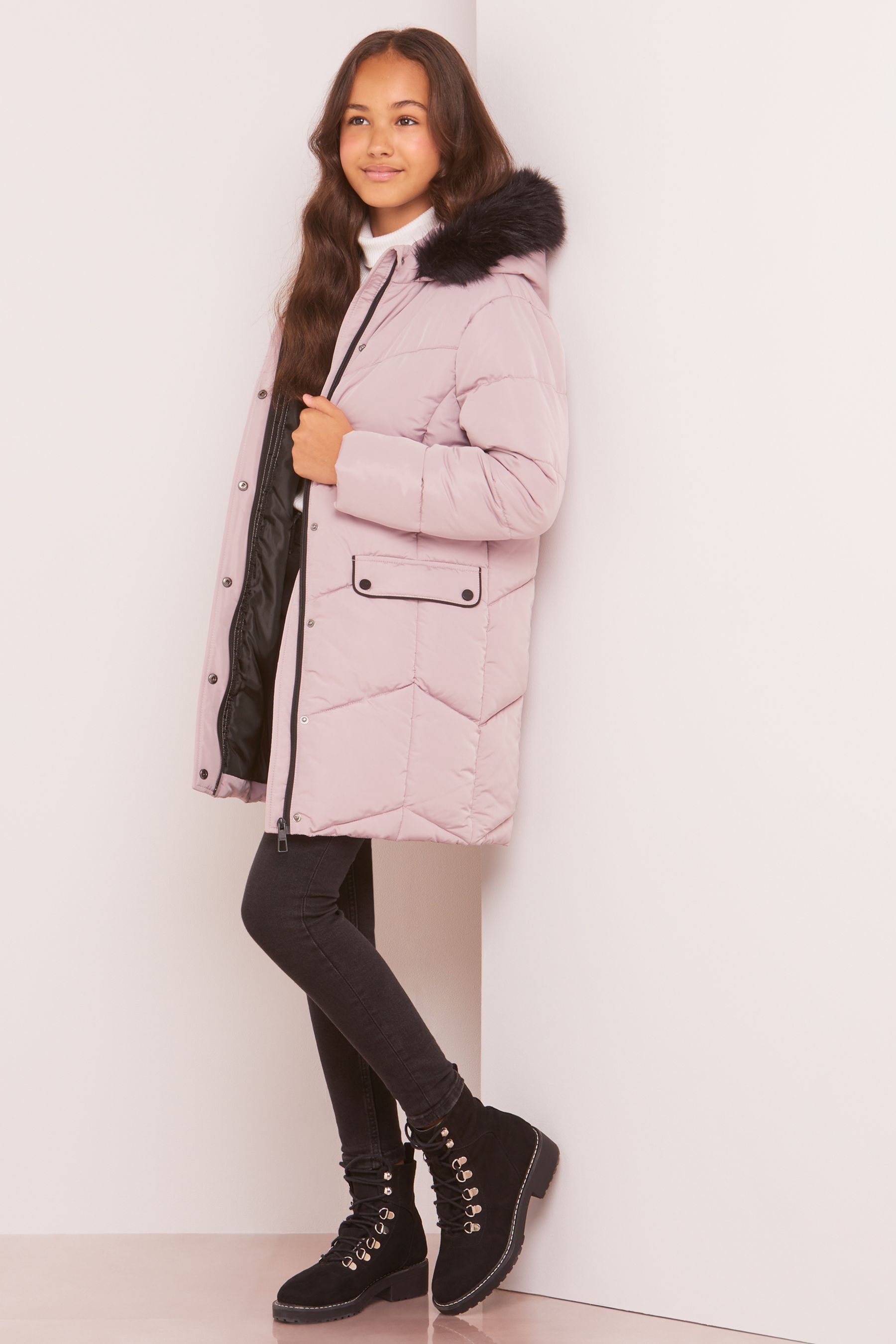 Lipsy lilac coat store