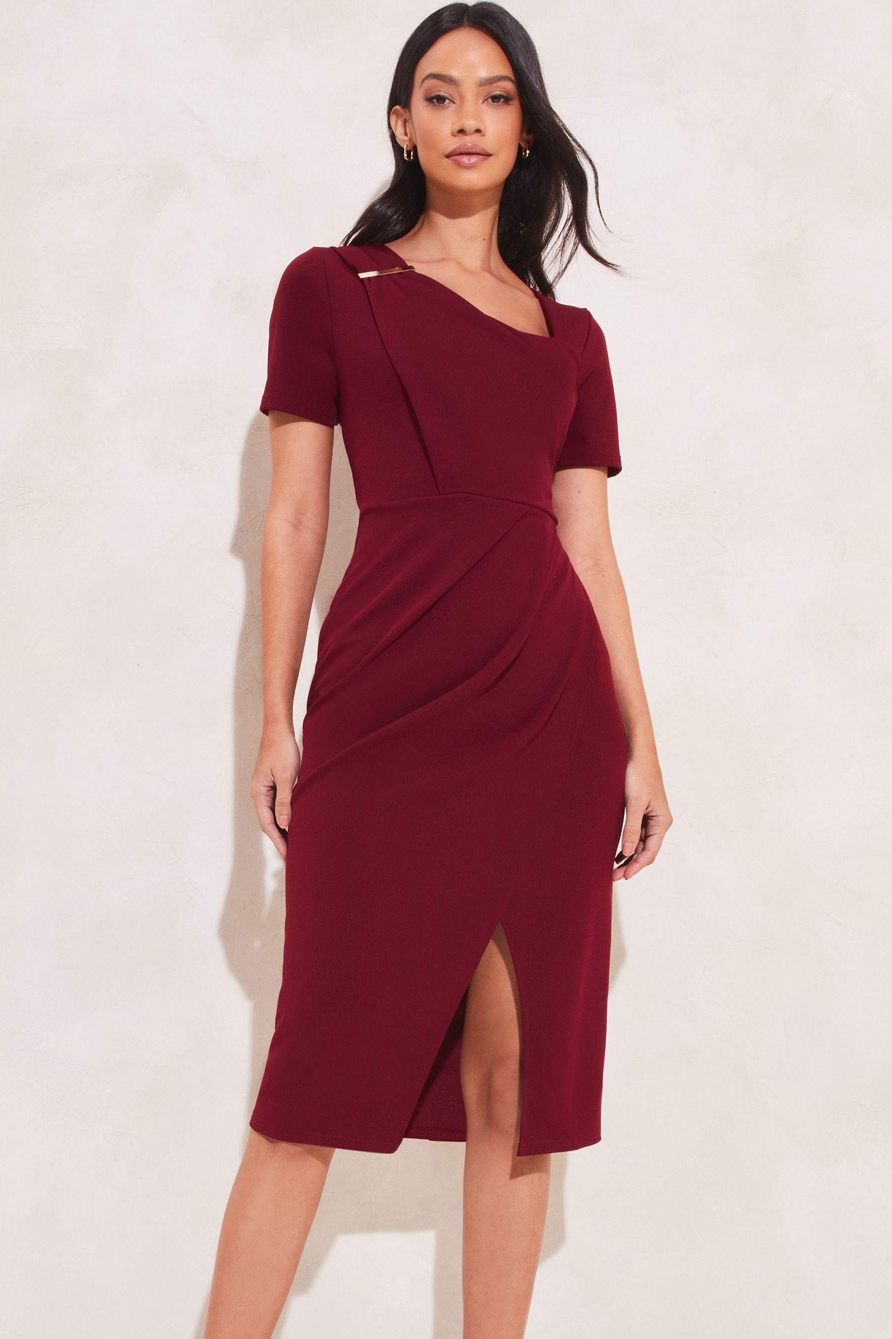 Lipsy self tie wrap bodycon dress store