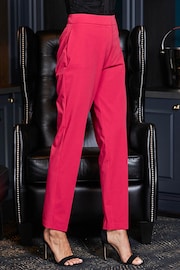 Sosandar Pink Tuxedo Trouser - Image 4 of 5