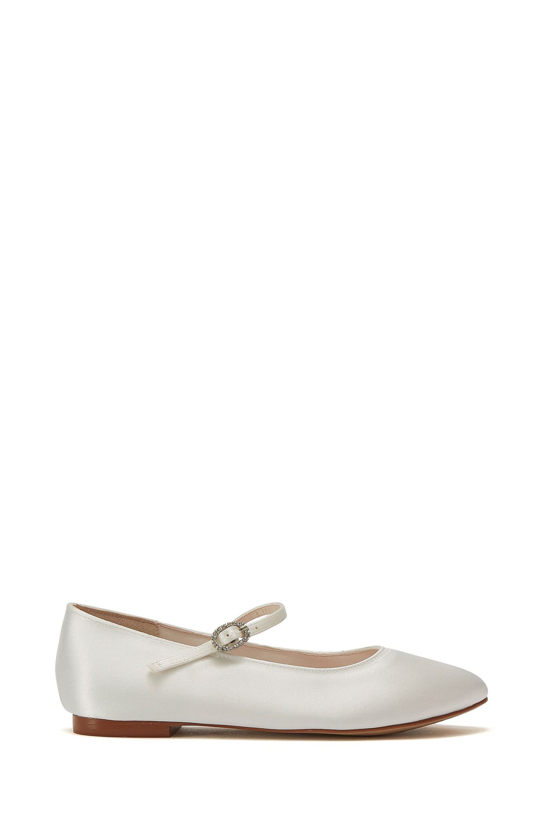 Buy Rainbow Club Ivory Binx Satin Bridesmaid Shoes Infants from Next Luxembourg
