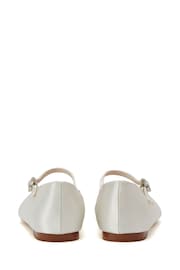 Rainbow Club Ivory Binx Satin Bridesmaid Shoes - Infants - Image 3 of 4