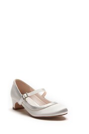 Rainbow Club Ivory Maisie Satin Bridesmaid  Shoes - Kids - Image 2 of 5