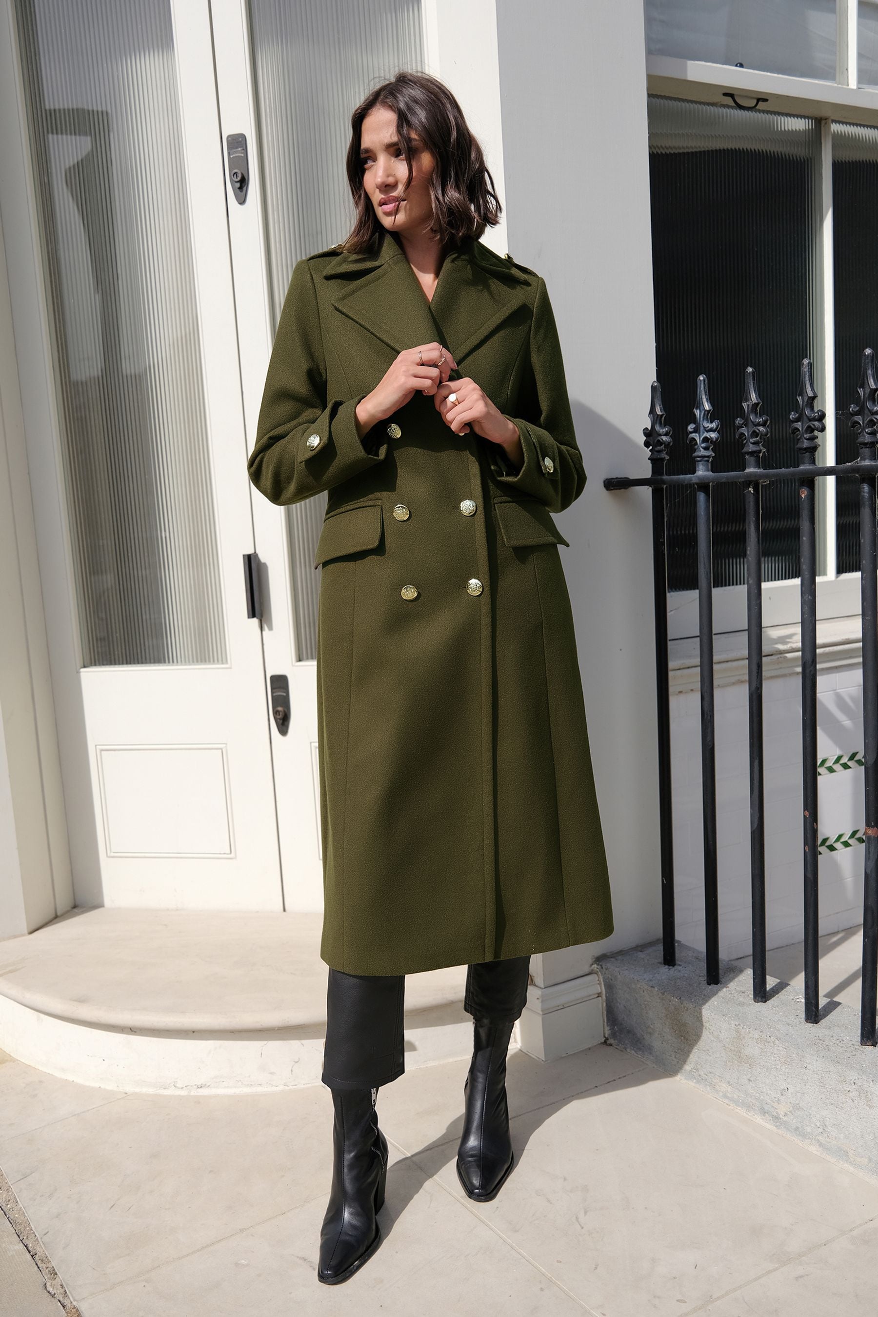 Next green coat hot sale