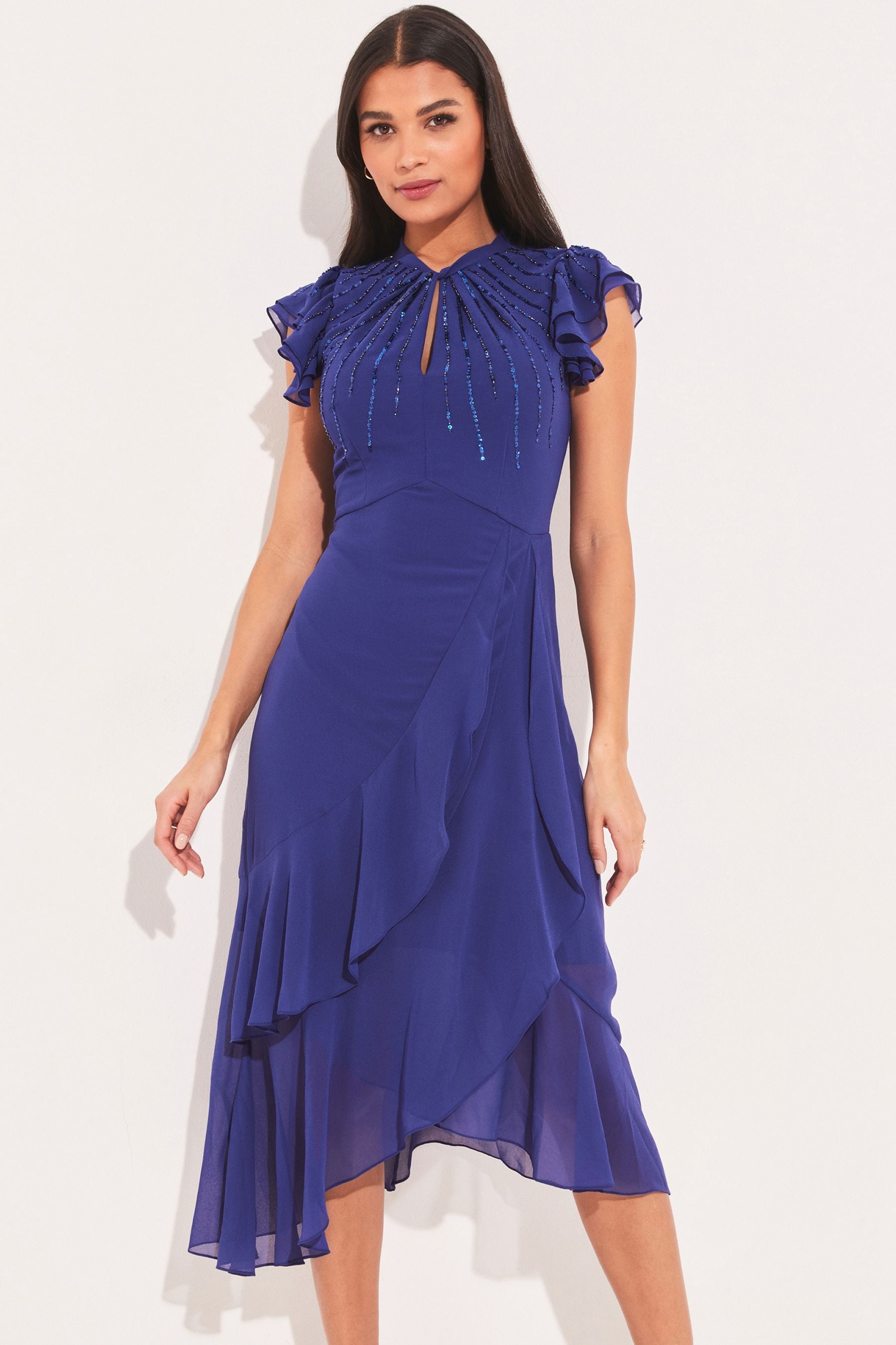 Next lipsy blue dress discount