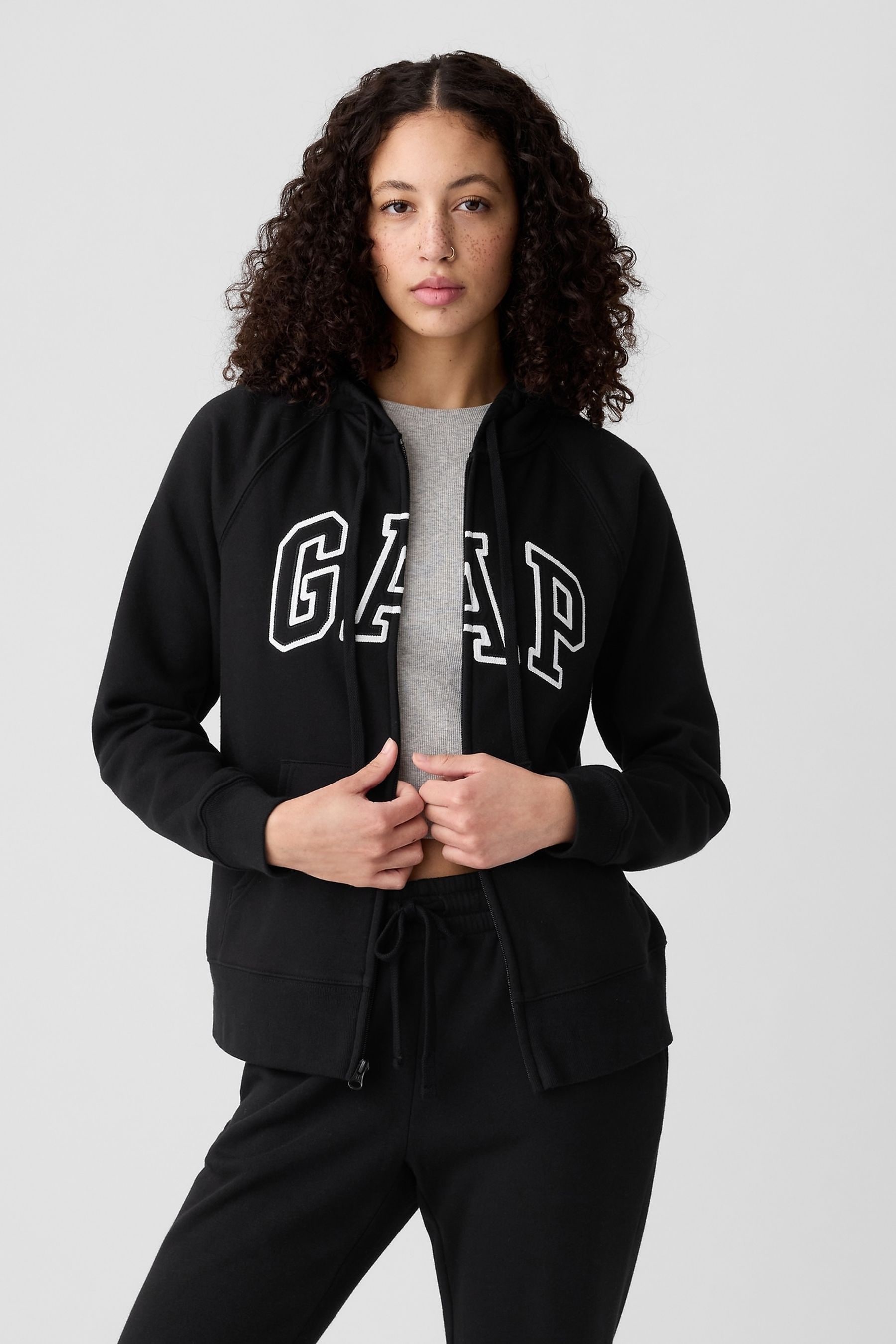 Gap black hoodie womens clearance