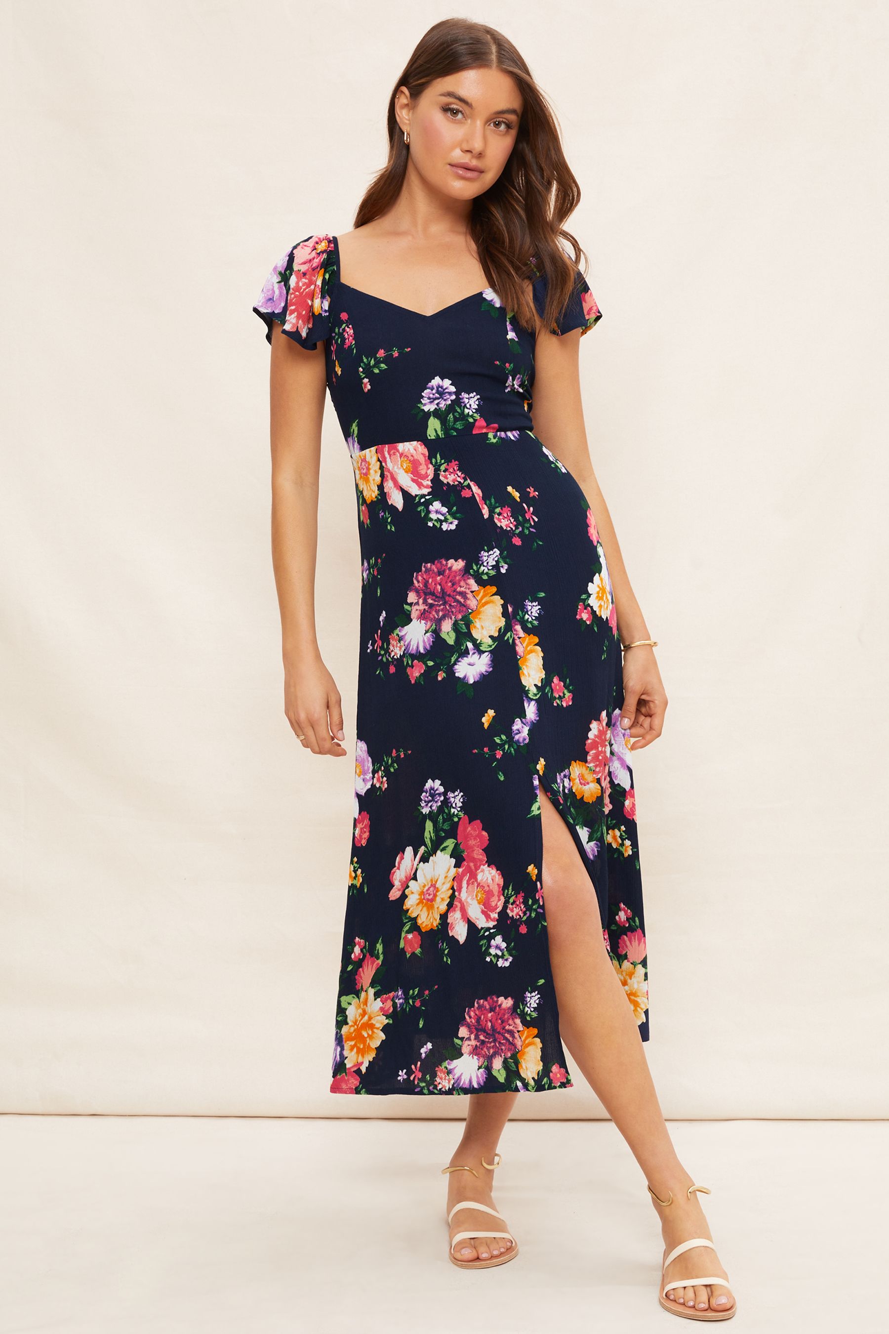 Next navy floral dress clearance