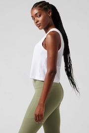 Athleta White Ultimate Muscle Tank Top - Image 3 of 8