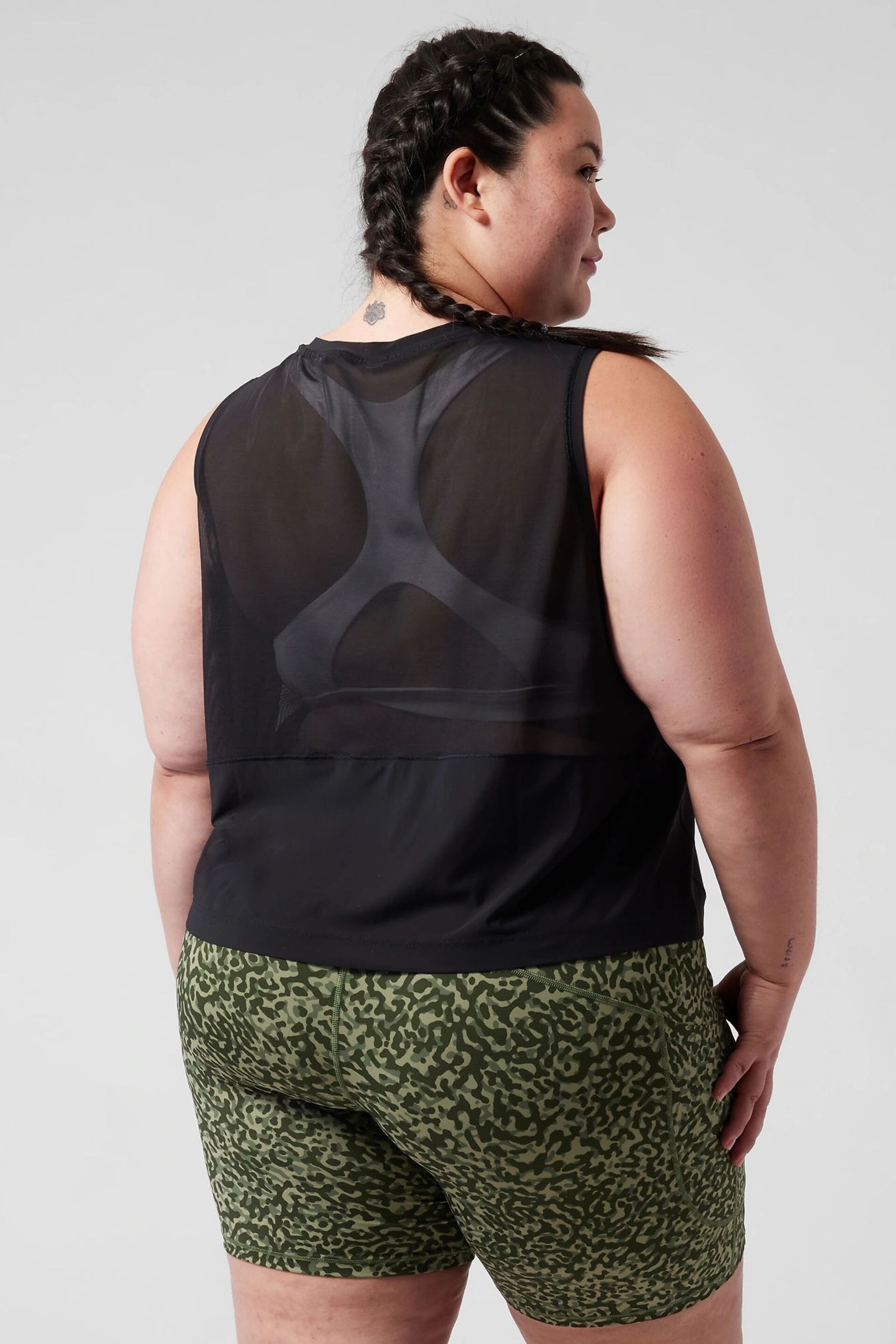 Athleta Black Ultimate Muscle Tank Top - Image 5 of 5