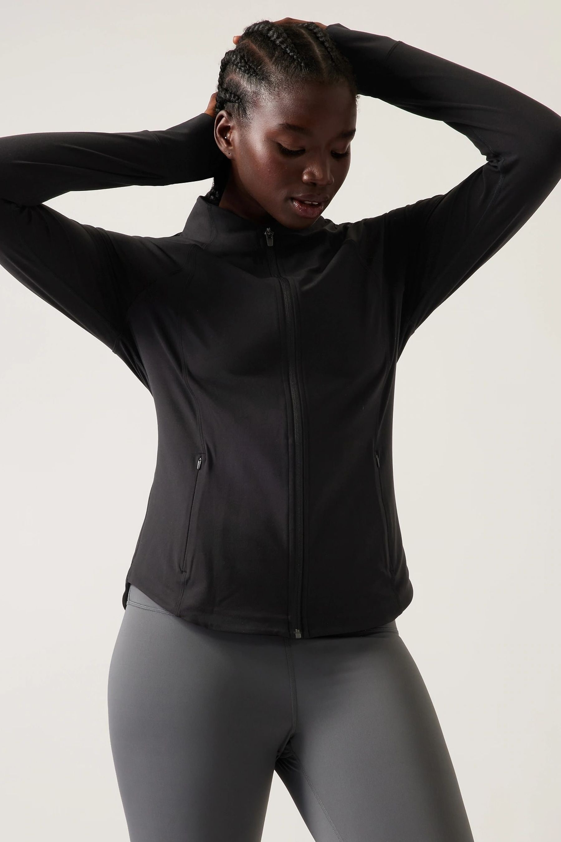 Zip up gym jacket cheap