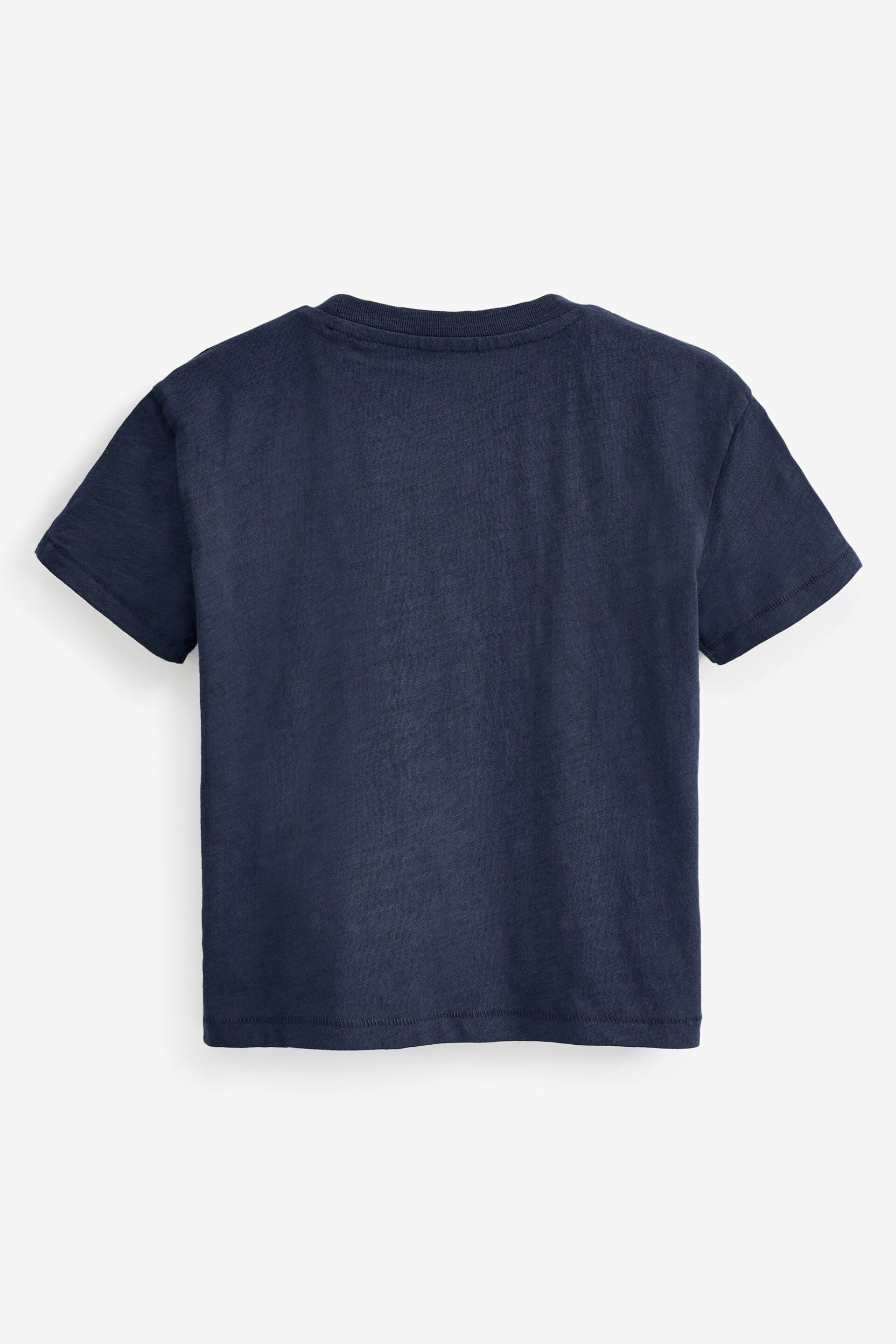 Gap Navy Blue Pocket Short Sleeve Crew Neck T-Shirt (4-13yrs) - Image 2 of 3