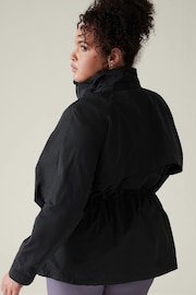 Athleta Black Westerley High Neck Windbreaker Jacket - Image 2 of 4