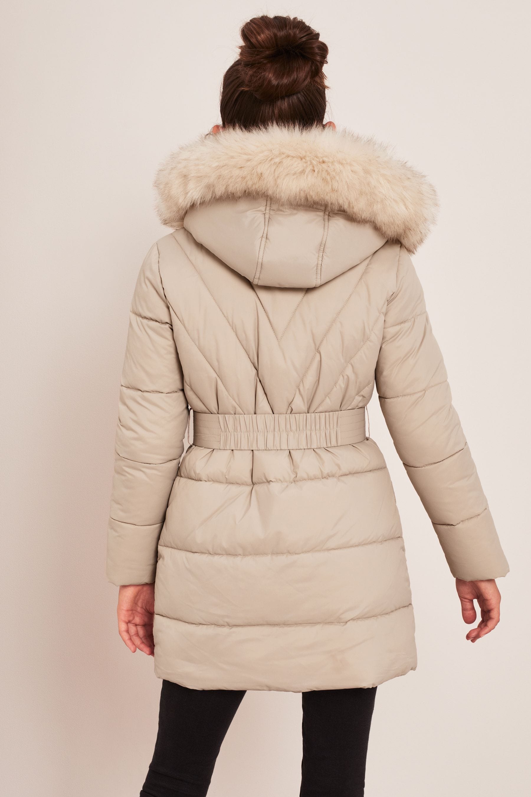 Lipsy longline padded coat online