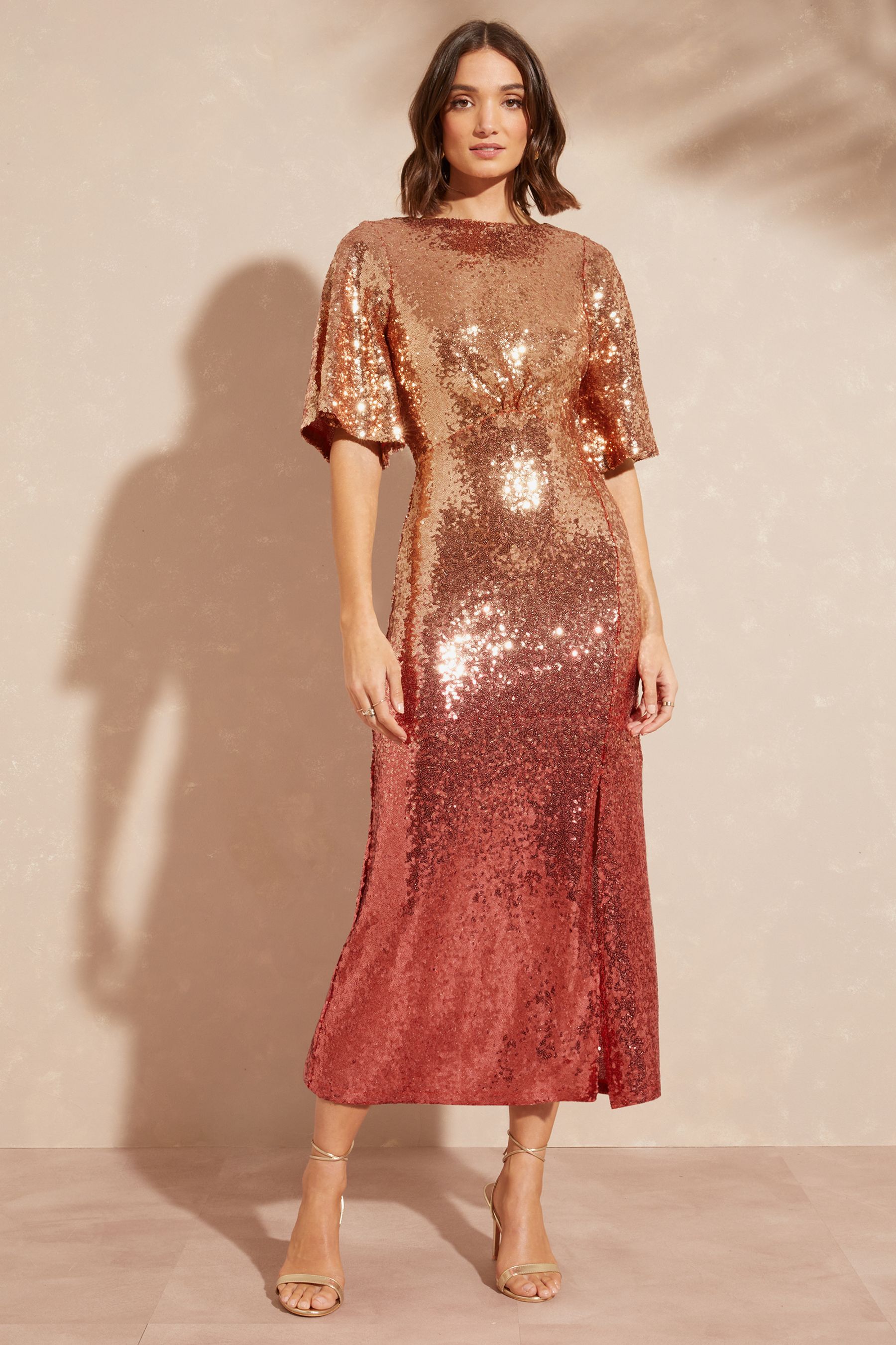 Next ombre sequin dress new arrivals