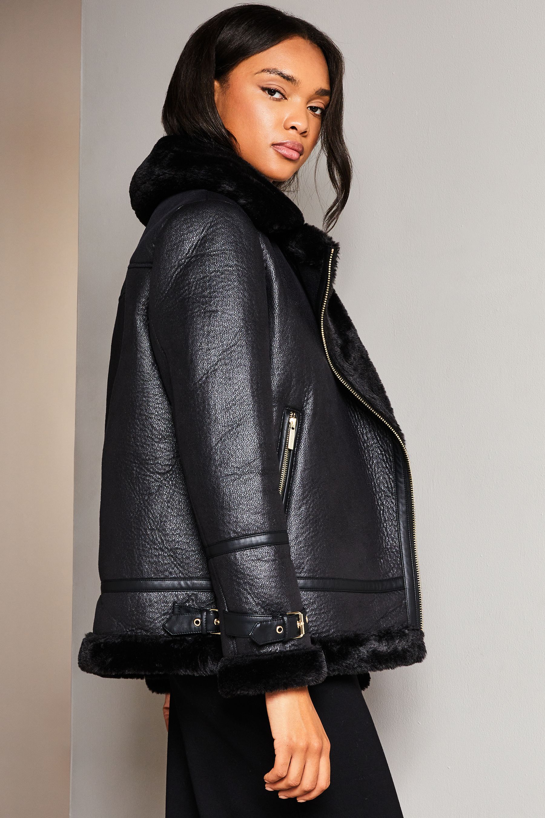 Lipsy aviator jacket cheap
