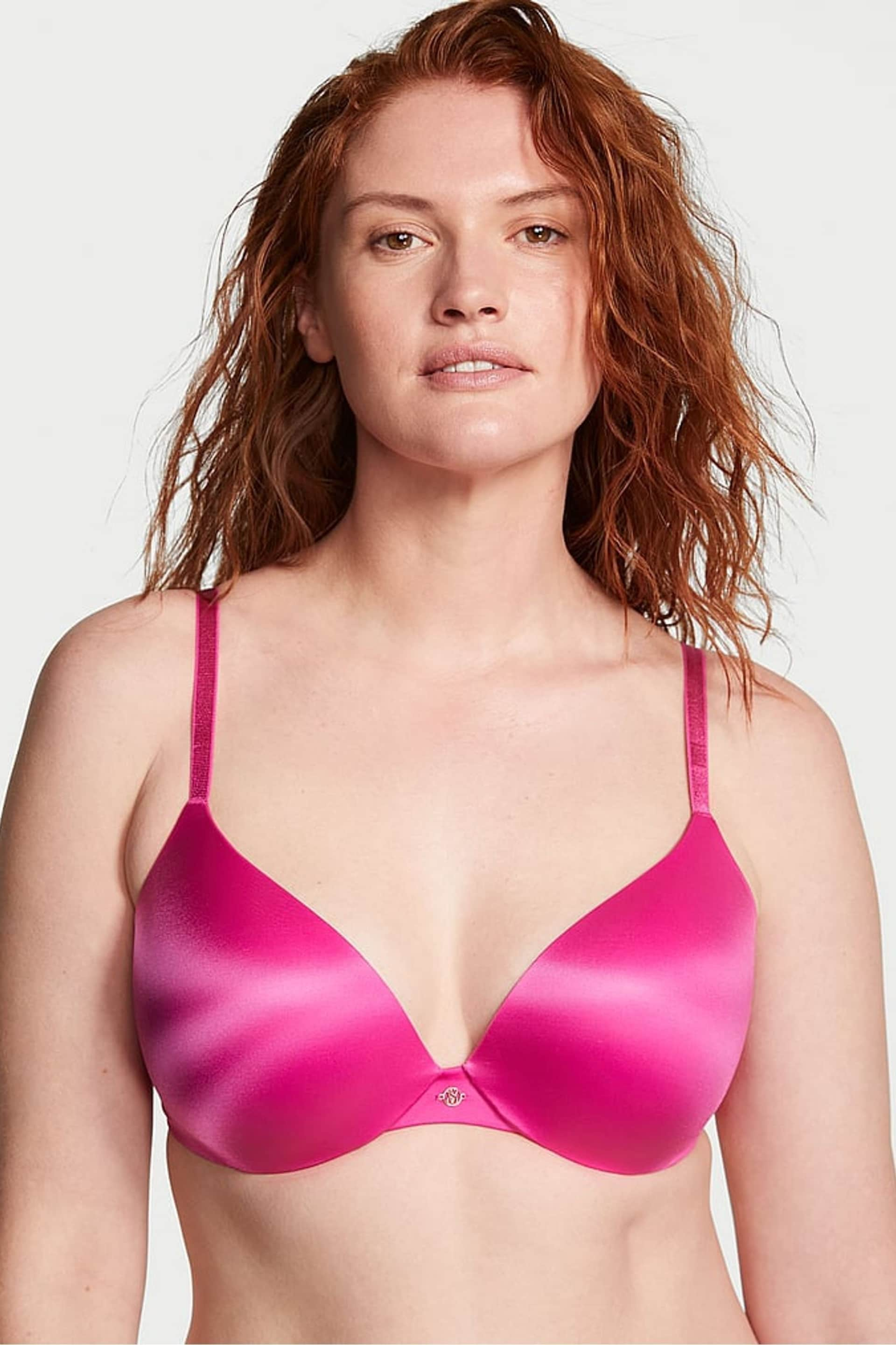 Victoria's Secret Fuchsia Frenzy Pink Push Up Bra - Image 1 of 3