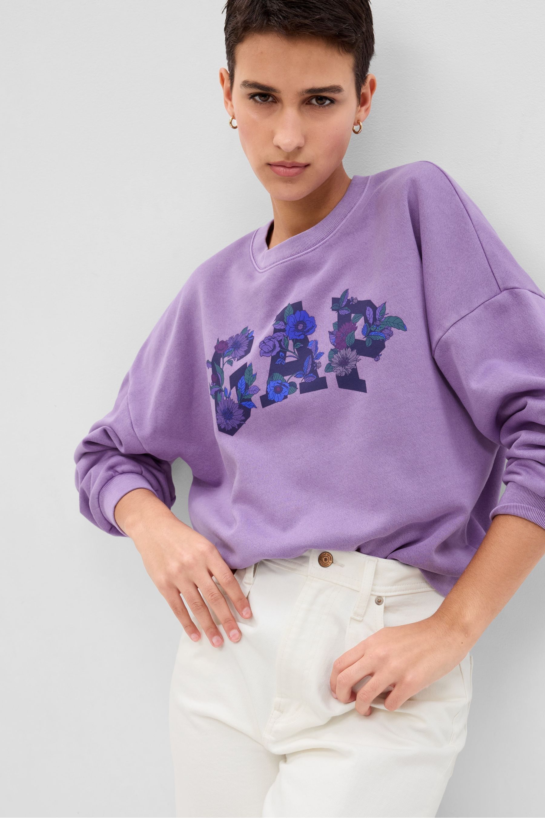 Purple gap sweatshirt online
