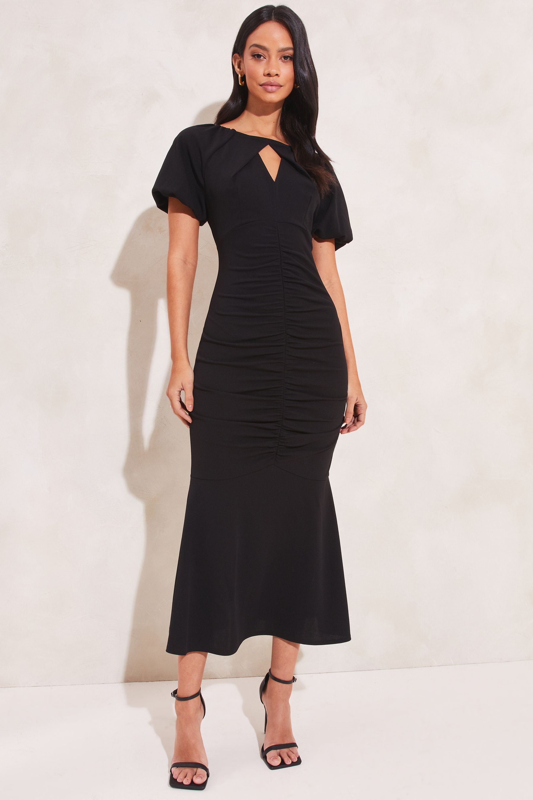 Black keyhole dress shop