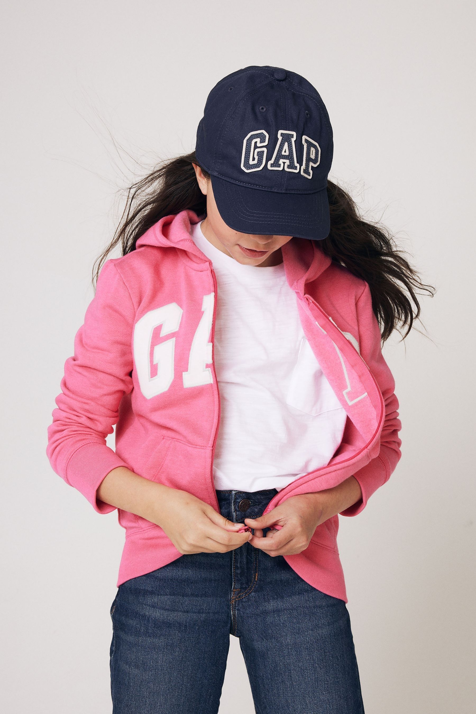 Pink gap hoodie shop