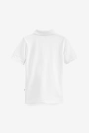Gap White Logo Short Sleeve Polo Shirt (4-13yrs) - Image 2 of 4
