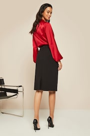 Friends Like These Black Petite Tailored Pencil Skirt - Image 2 of 4