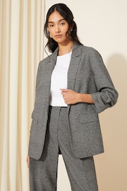 Friends Like These Grey Edge to Edge Tailored Blazer - Image 1 of 4