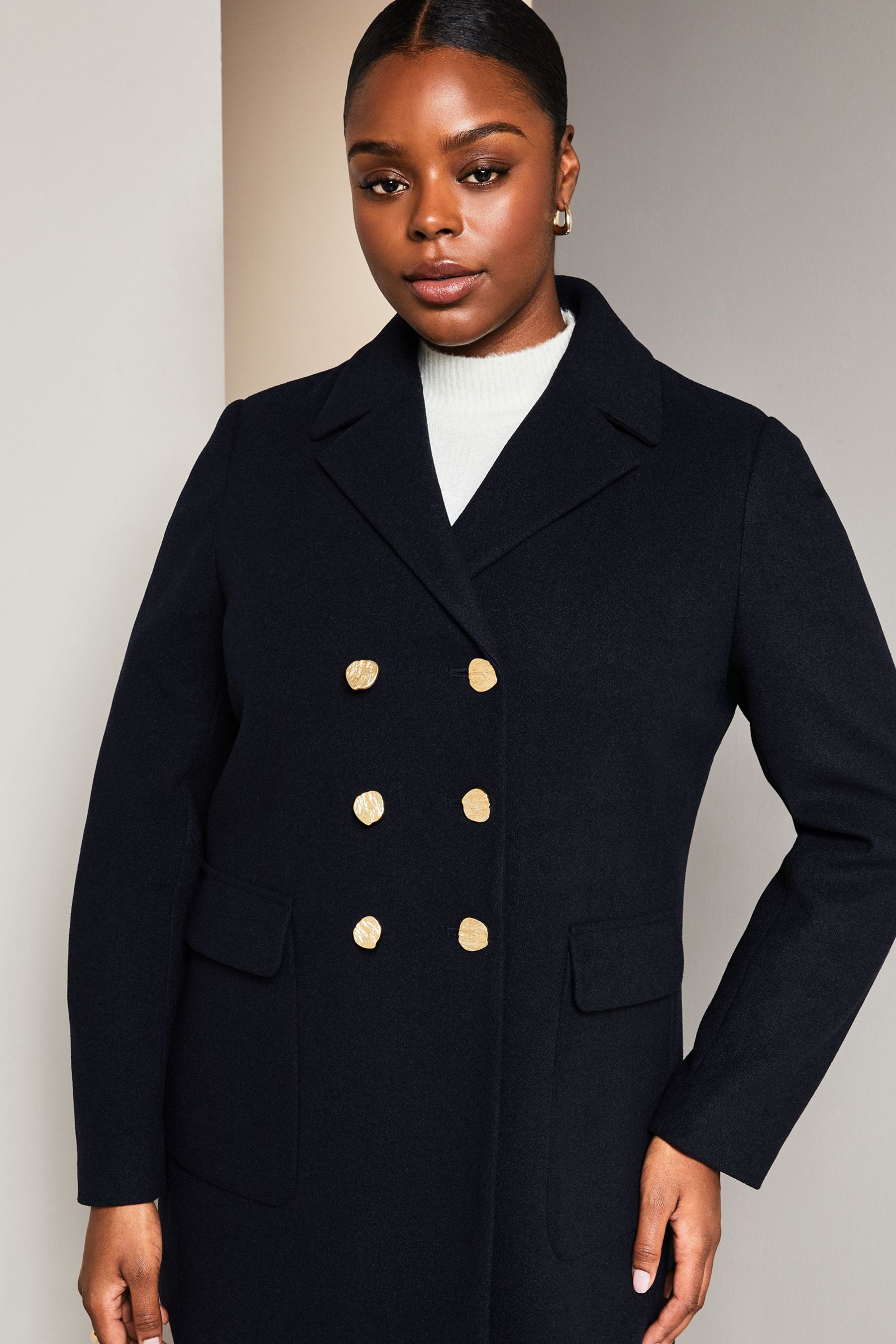 Lipsy navy coat online