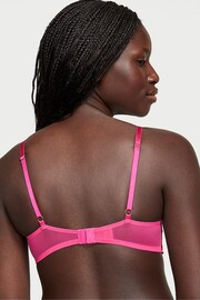 Victoria's Secret Forever Pink Hearts Lightly Lined Demi Bra - Image 2 of 3