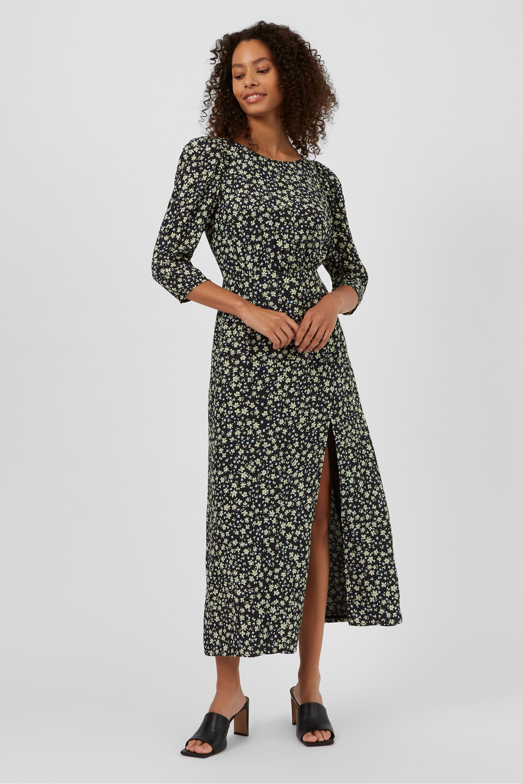 Next navy ditsy dress online