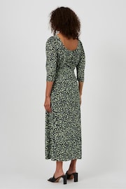 Great Plains Green & Navy Blue Bella Ditsy Scoop Back Dress - Image 2 of 3