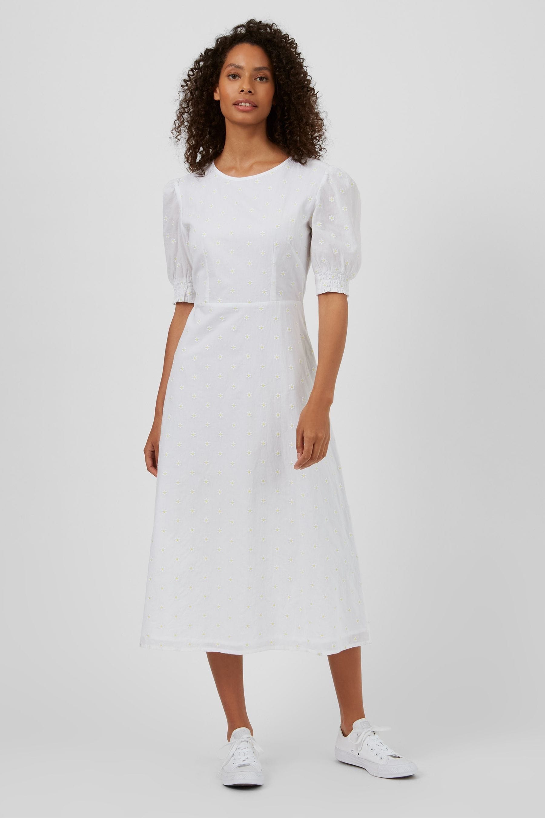 White daisy dress on sale