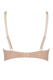 Pour Moi Nude Almond Padded Romance Moulded Plunge Push Up Bra - Image 5 of 5