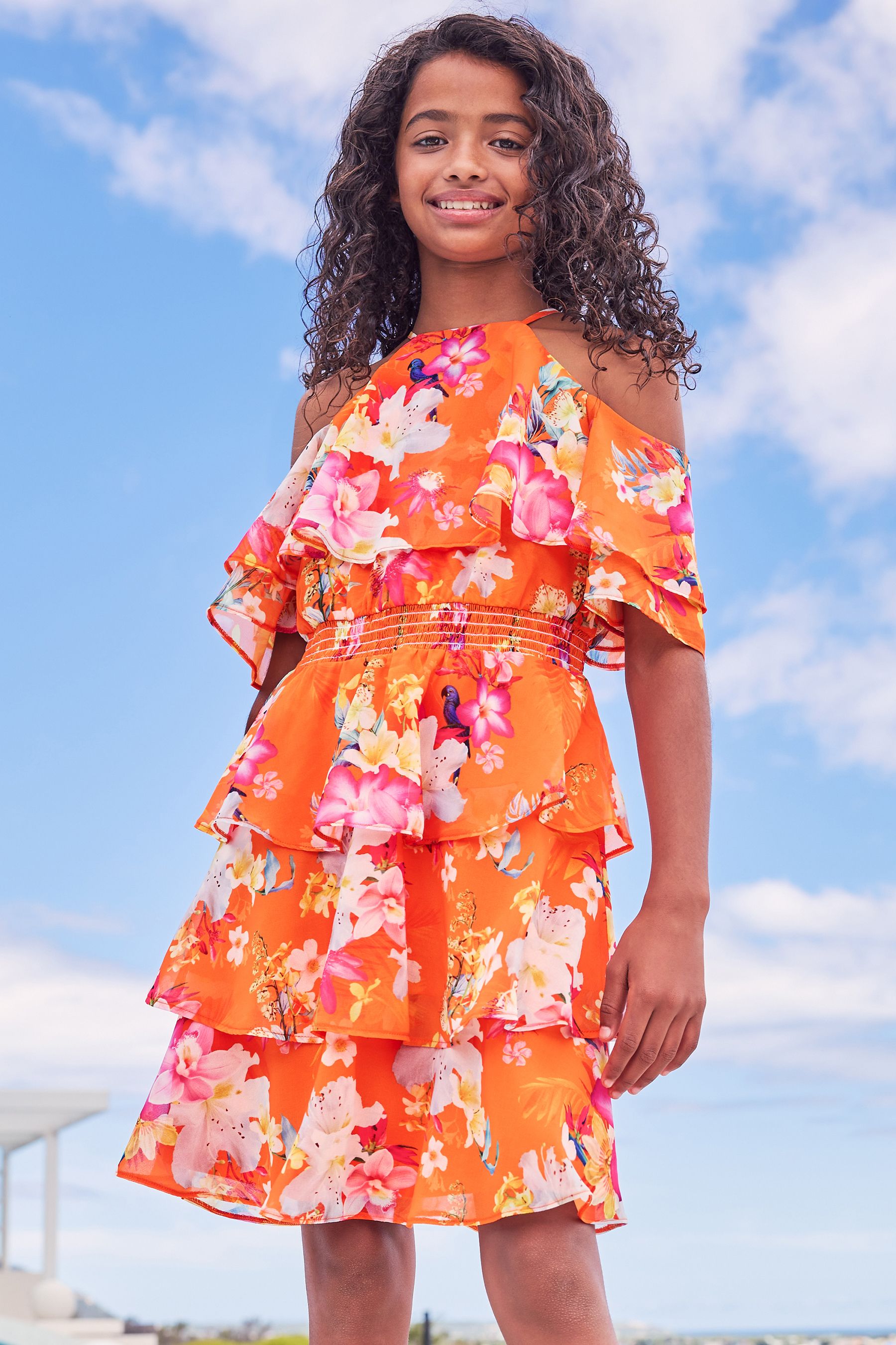 Lipsy tiered dress top