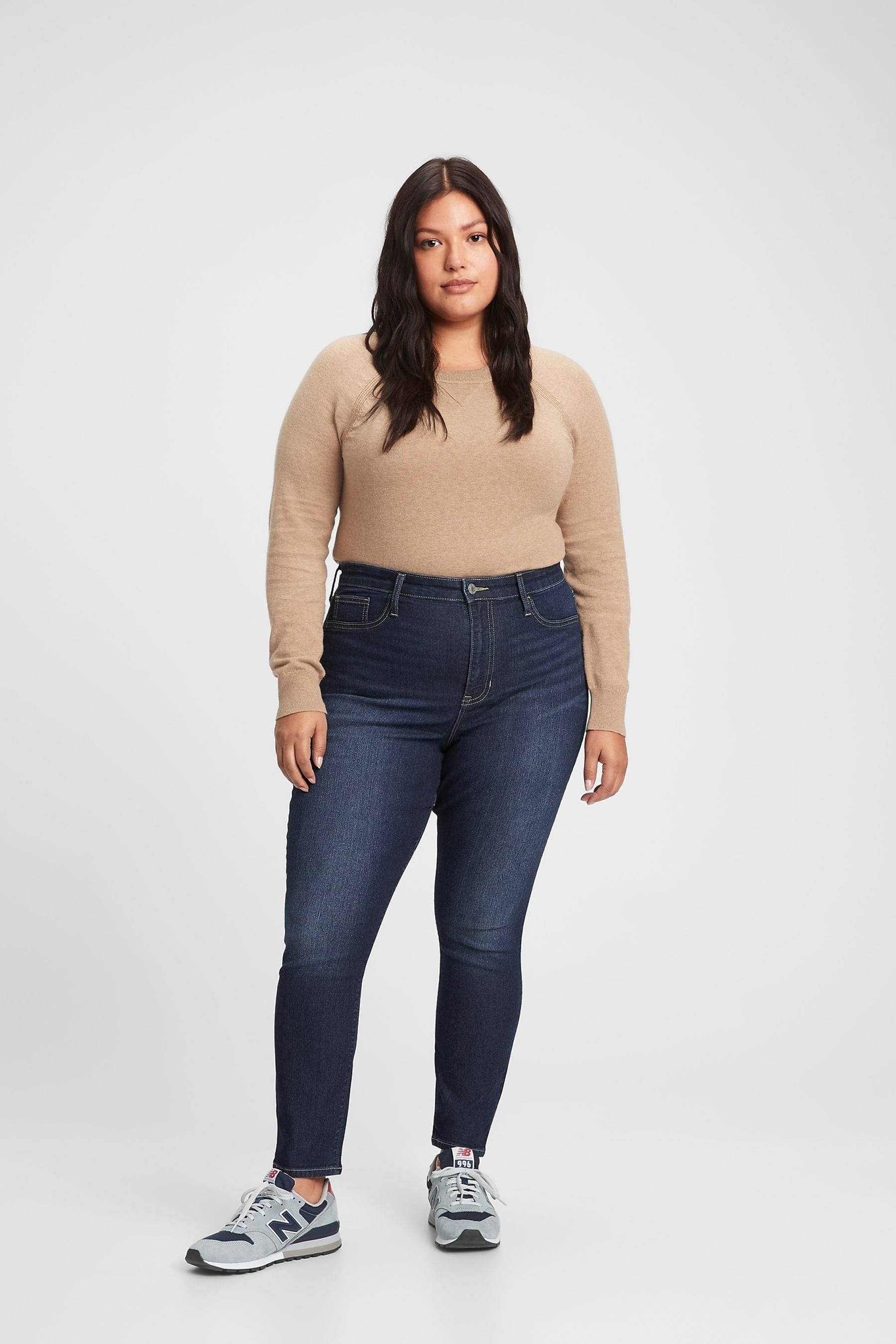 Buy Gap Dark Blue High Waisted Stretch Jeggings from Next Luxembourg