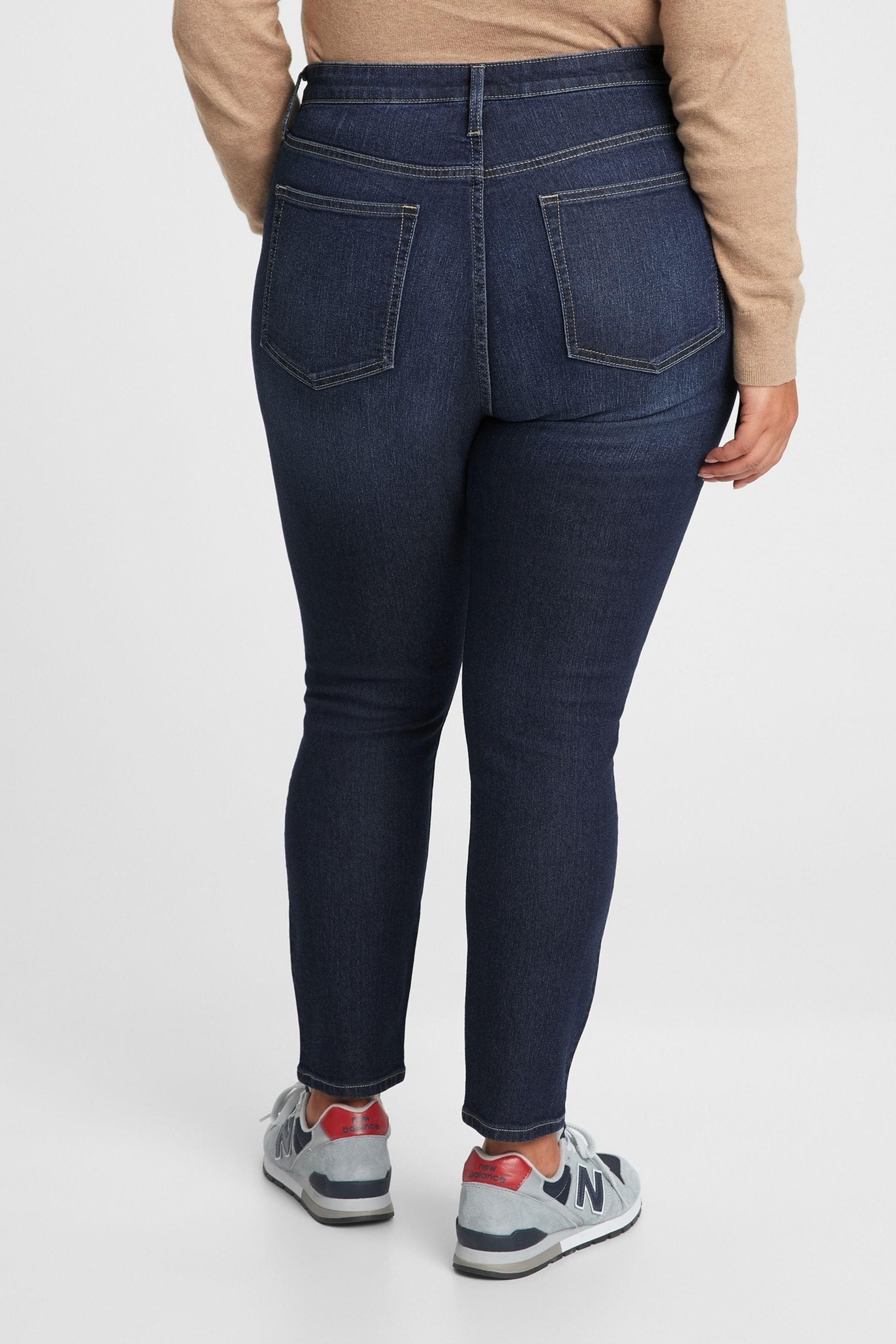 Buy Gap Dark Blue High Waisted Stretch Jeggings from Next Luxembourg