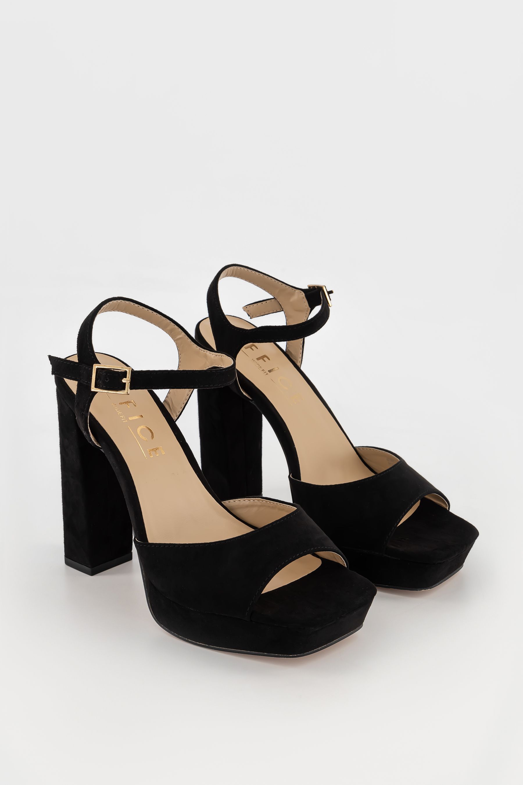 Office black sandals heels online