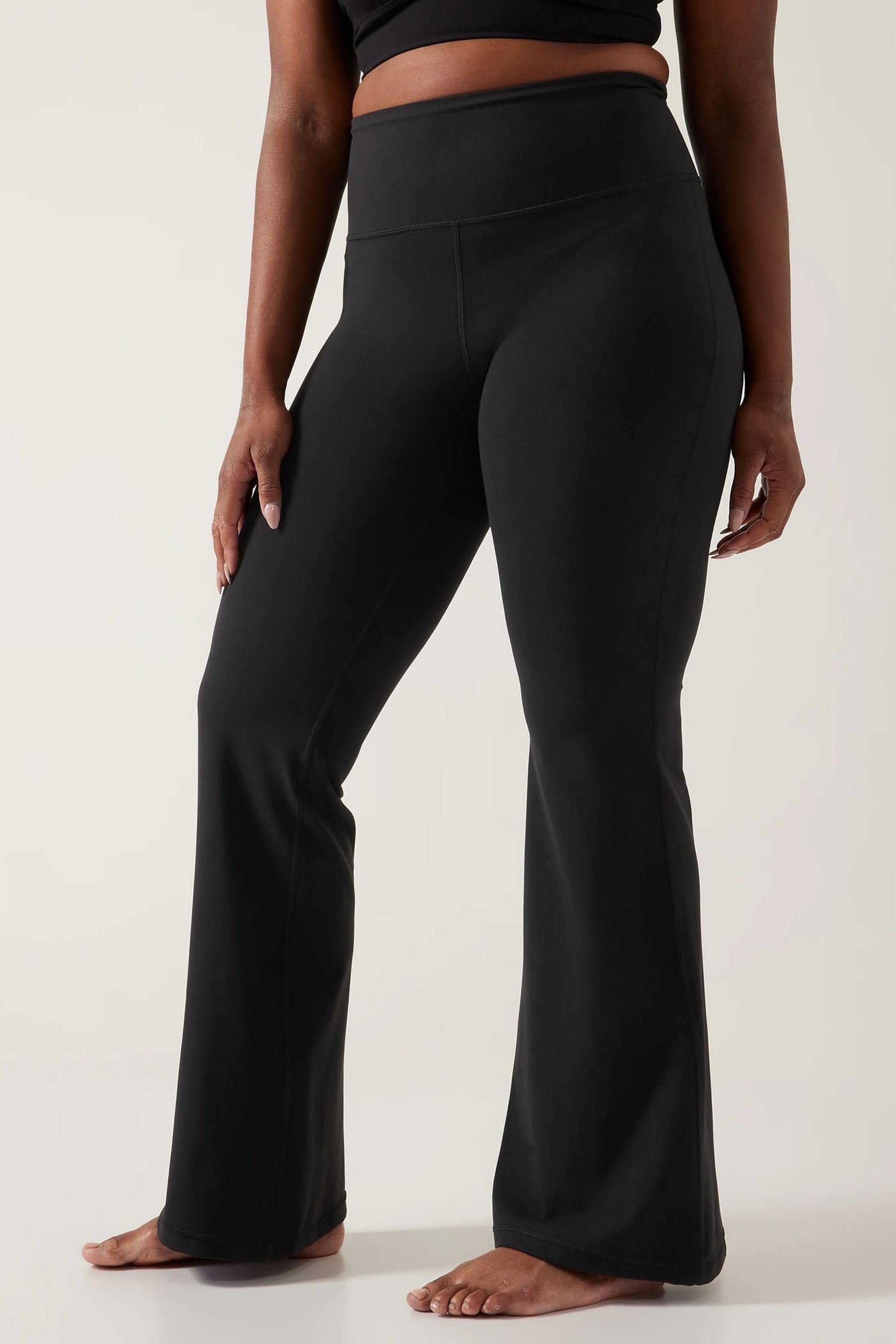 Buy Athleta Black Flare Elation Ultra High Waisted Leggings from the Next UK online shop