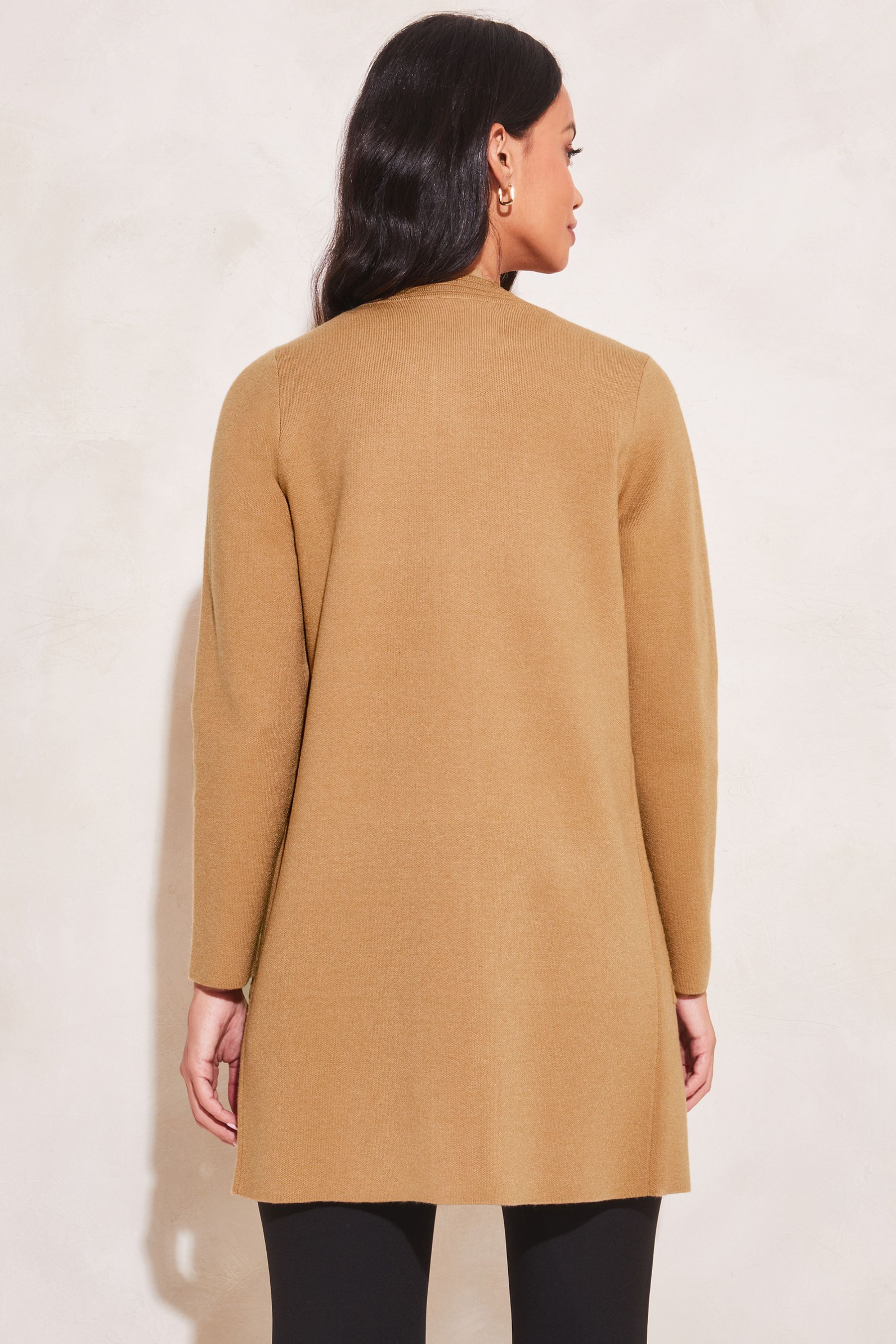 Petite camel cardigan store