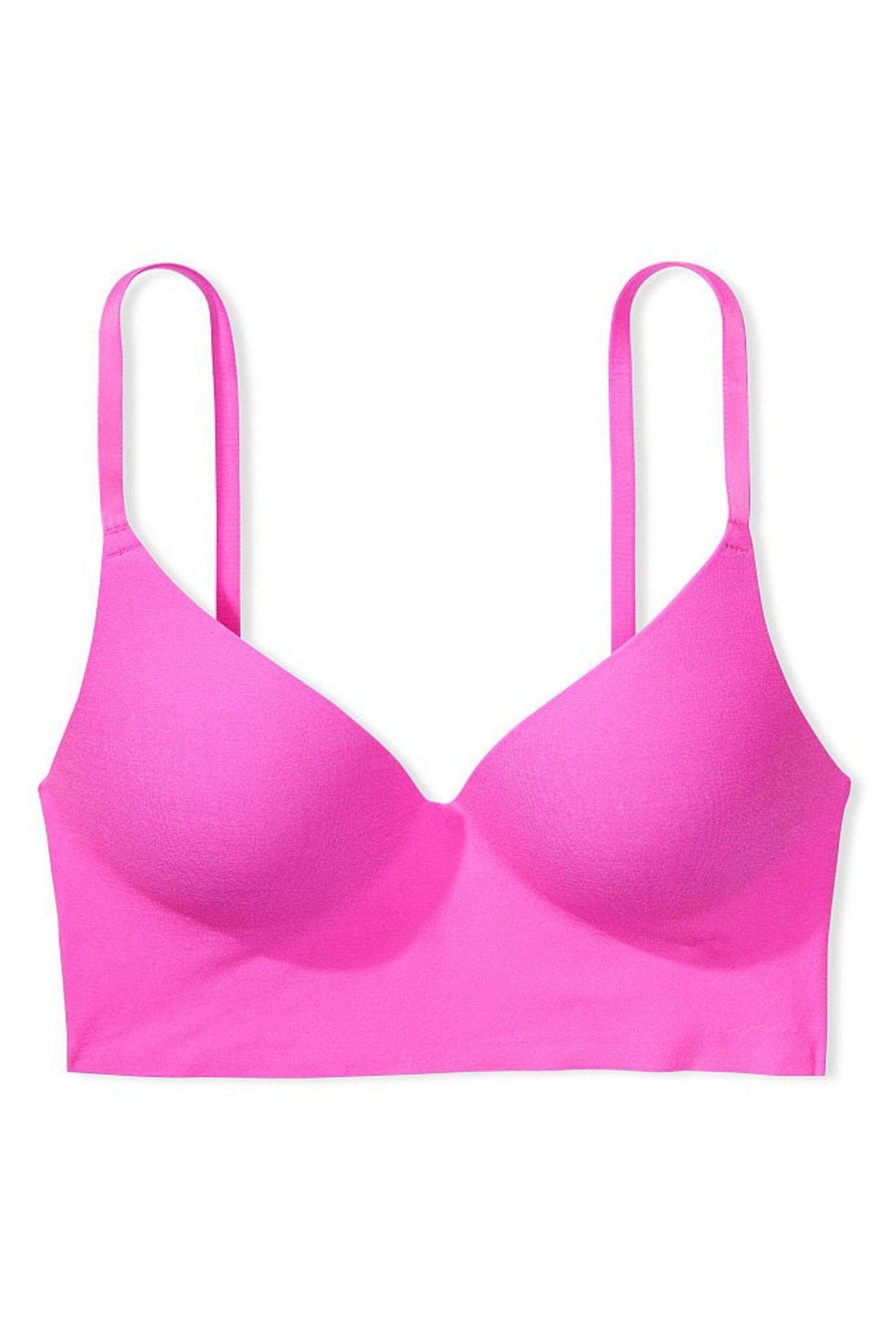 Victoria's Secret PINK Pink Berry Smooth Non Wired Push Up Bralette - Image 3 of 3