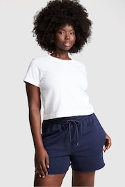 Victoria's Secret PINK Optic White Short Sleeve Shrunken T-Shirt - Image 1 of 4